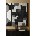 Credenza 4A Orissa nero Bizzotto ambientazione