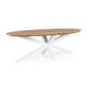 Tavolo Palmdale 240x110 bianco Bizzotto vista