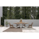 Tavolo Palmdale 240x110 bianco Bizzotto ambientazione