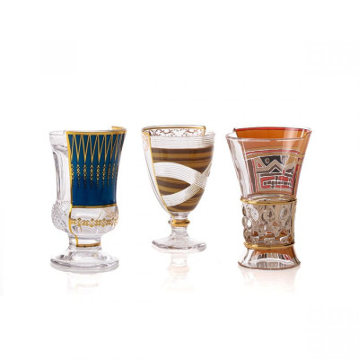 Hybrid Glasses Pannotia Set 3 bicchieri da cocktail Seletti