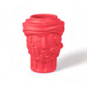 Magna Graecia Terracotta Vaso Man Pink Bounganvillea Seletti vista