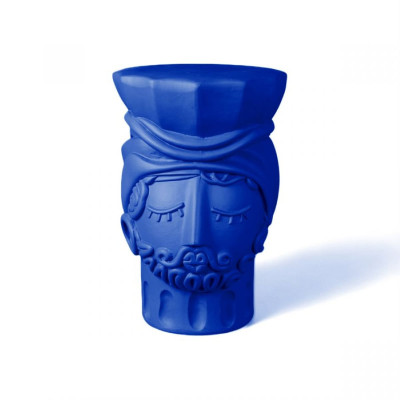 Magna Graecia Terracotta Testa di Moro Man Sgabello Seletti