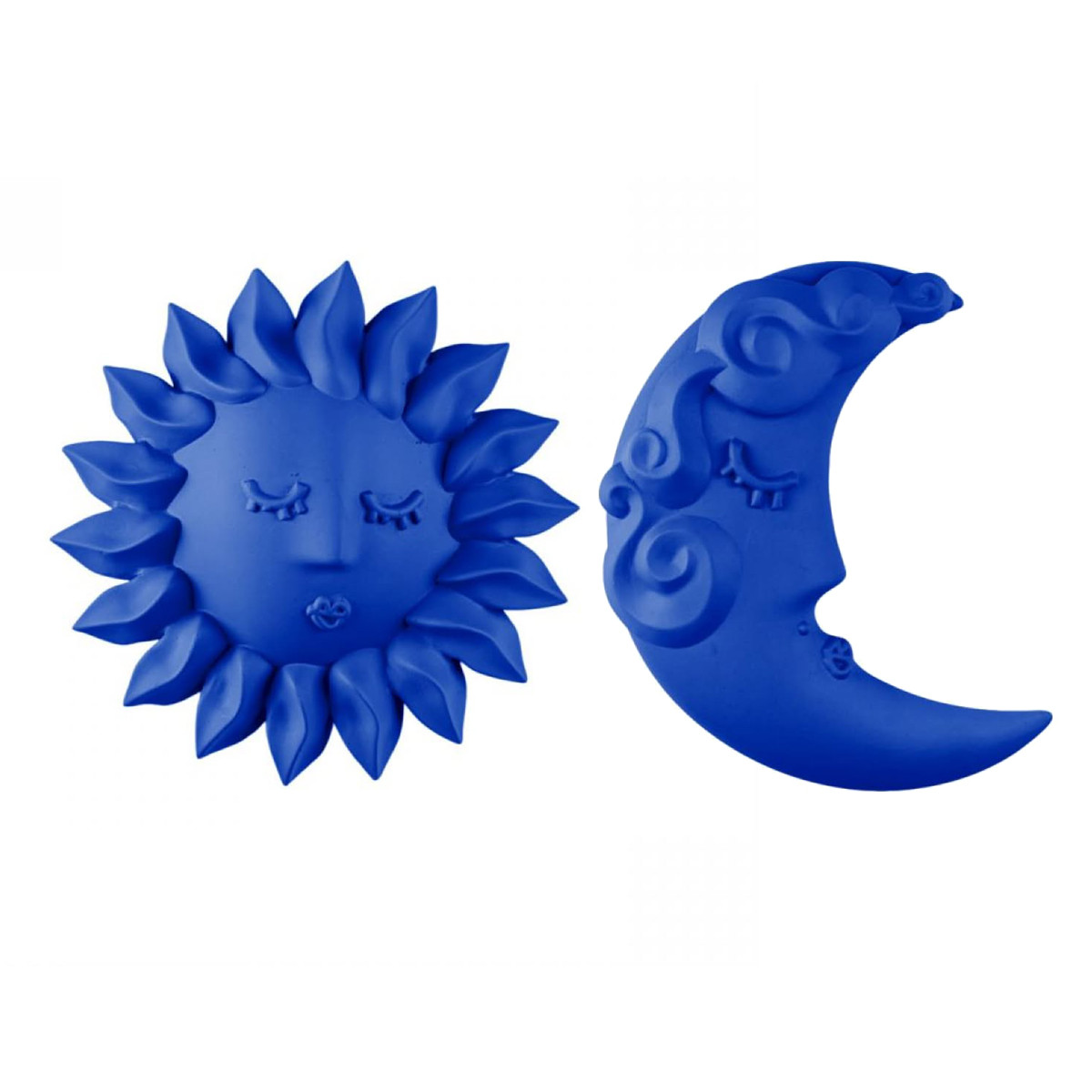 Magna Graecia Terracotta decorazione murale Sole & Luna Blu Seletti