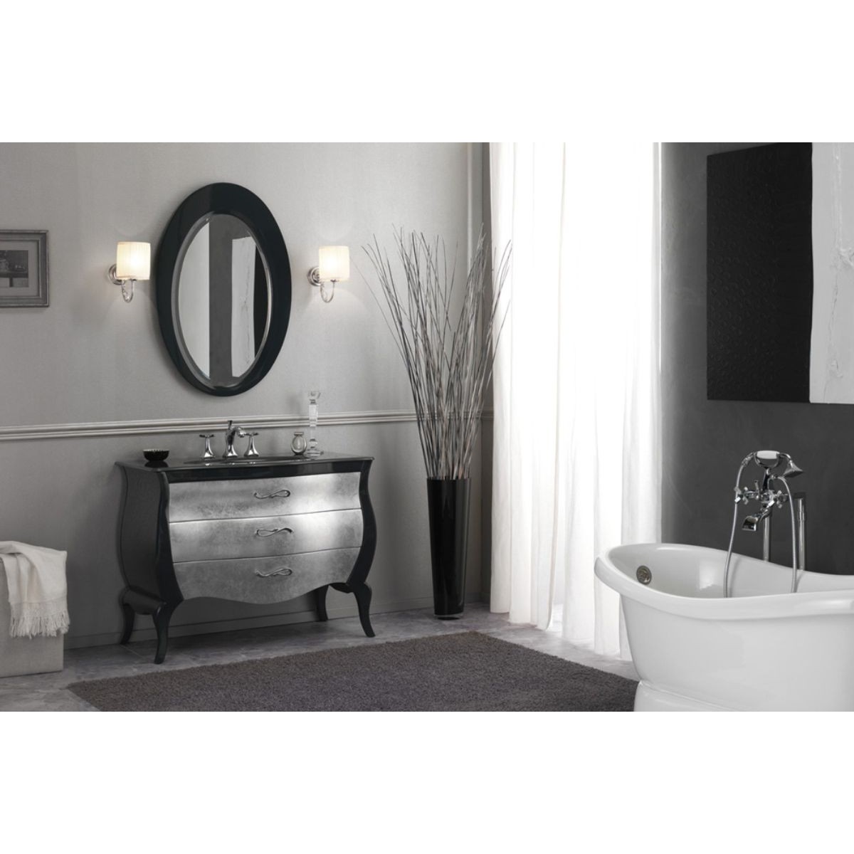 Accessori bagno vintage: ... porta asciugamani legno shabby chic ...