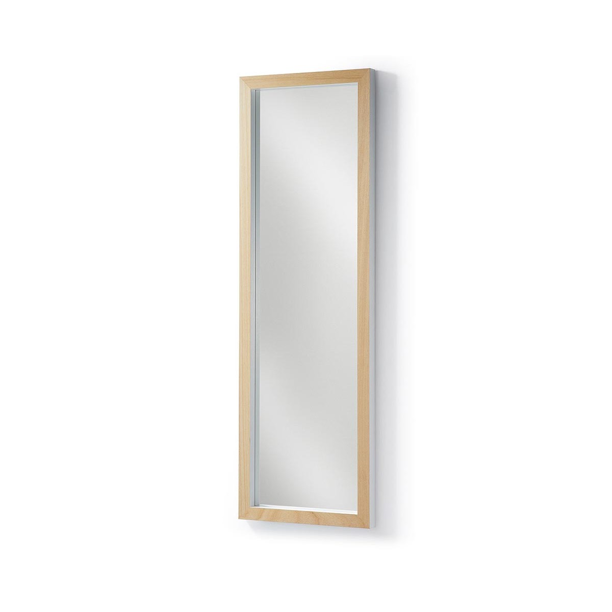 Specchio Drop 148 legno/bianco