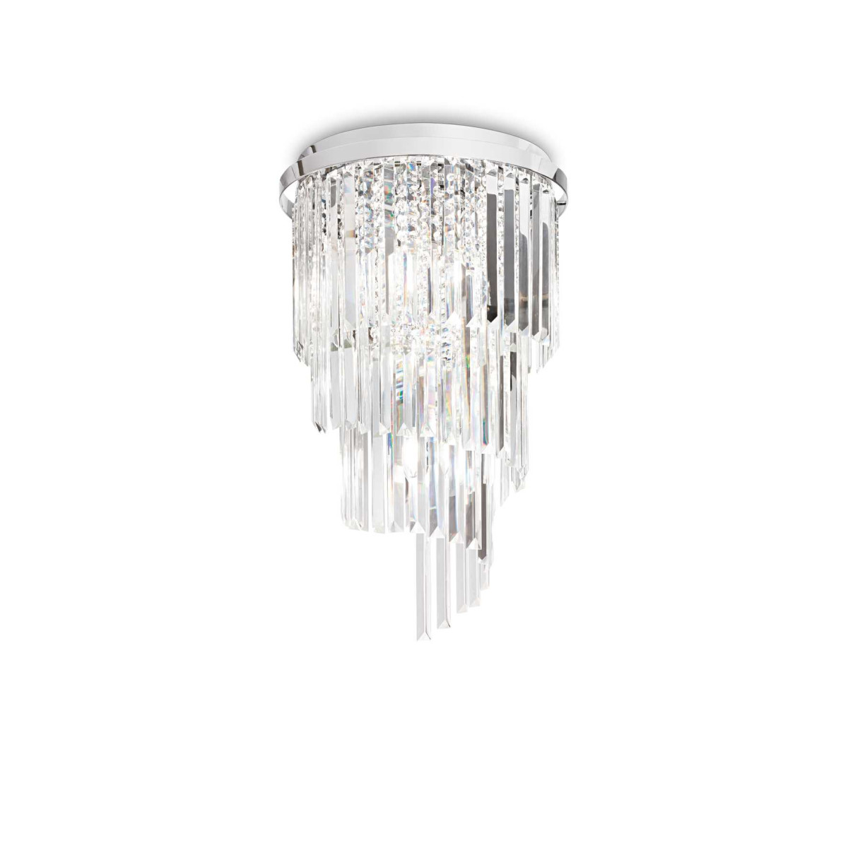 Carlton Pl8 Cromo Lampada da soffitto 