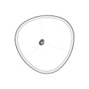 Gemini Sp D081 On-off Nero Lampada a sospensione Ideal Lux dettaglio
