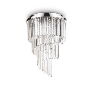 Carlton Pl12 Cromo Lampada da soffitto