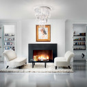 Carlton Pl12 Oro Lampada da soffitto Ideal Lux ambientazione