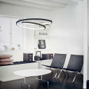 Oz Sp D60 Dali Nero Lampada a sospensione Ideal Lux ambientazione