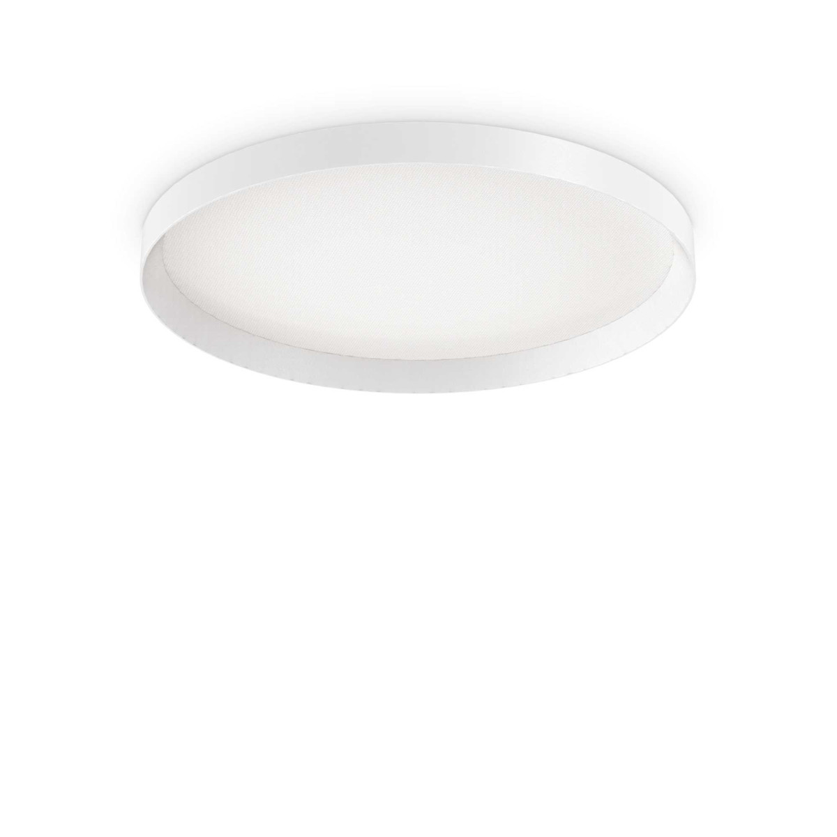 Ideal Lux OCEAN PL2: Plafoniera Soffitto Bianca Con Vetro Specchiato 33.5x33.5 Cm