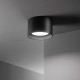 Spike Pl1 Round Nero Lampada da soffitto Ideal Lux ambientazione