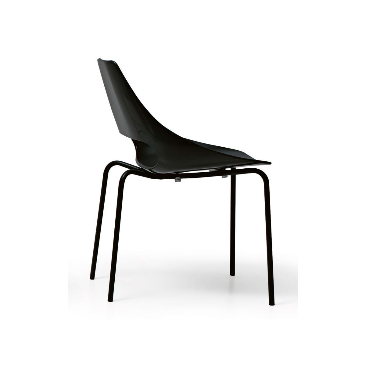 Sedia Echo su gambe telaio verniciato