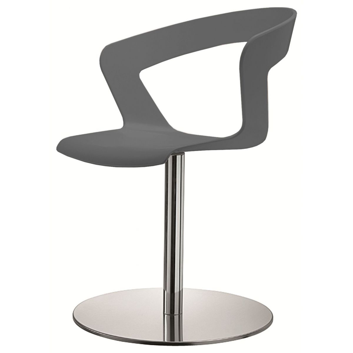 Sedia Ibis monobase telaio cromato