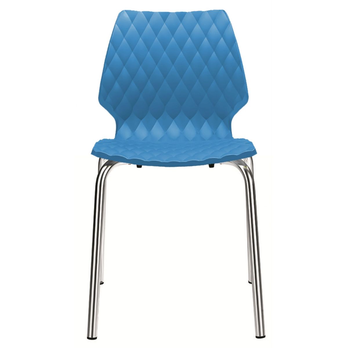 Sgabello In Acciaio Cromato BESPECO SG40 - Gambe Doppie Struttura, Altezza Regolabile 54-70 Cm, Portata 100 Kg