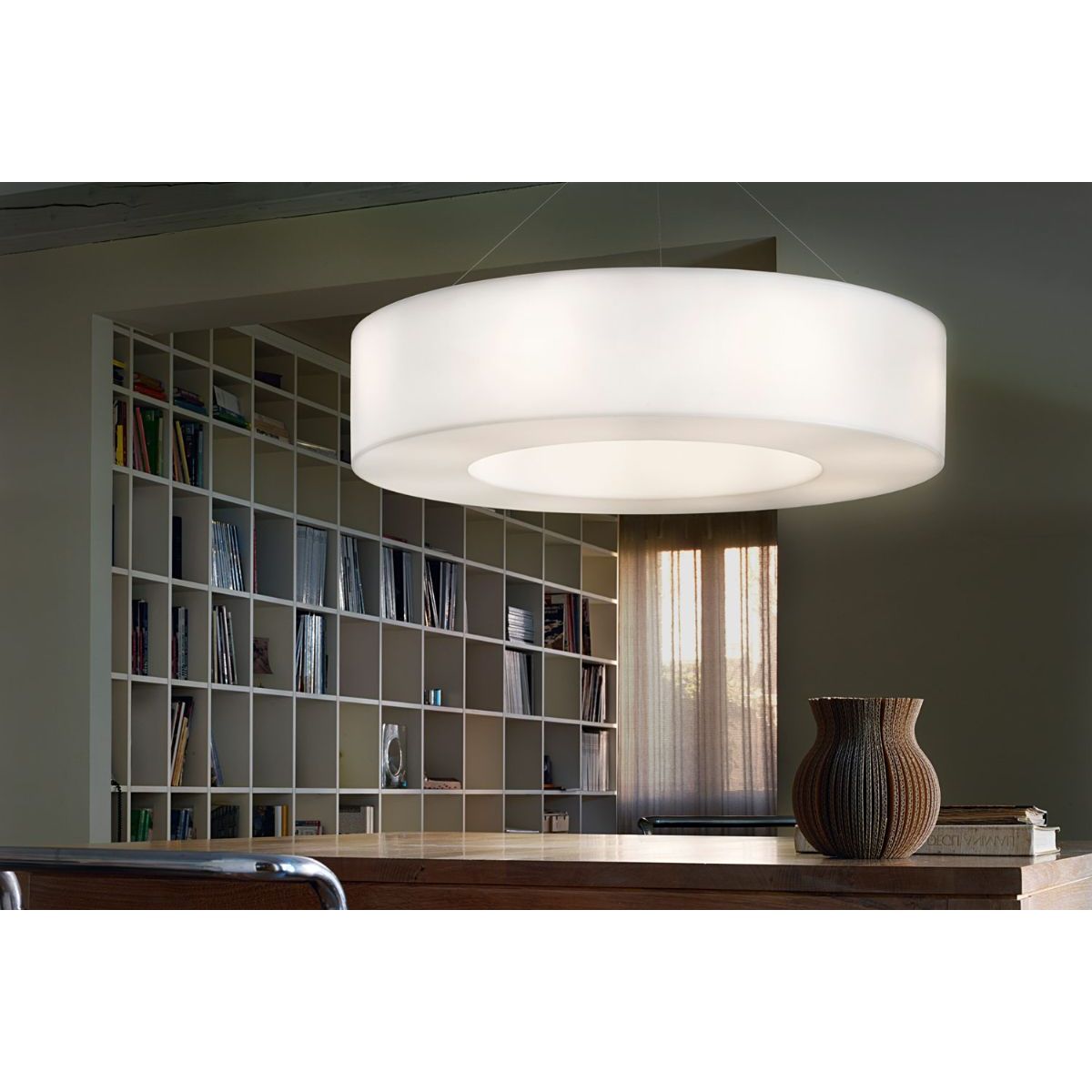 Lampada Atollo Ø 70 1 cavo a sospensione 