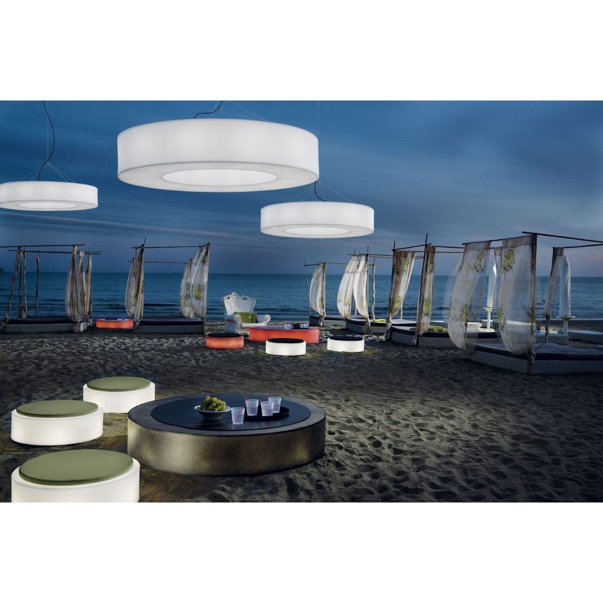 Lampada a sospensione Atollo Ø 100 1 cavo