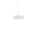 Lampada Quadrato a sospensione L 70 bianco