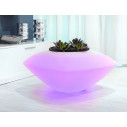 Vaso Portorico a LED RGB da giardino ambientazione