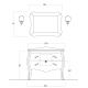Bagno Vanity Composizione 02 scheda tecnica 