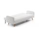 Divano letto Roger 210 cm bianco vista