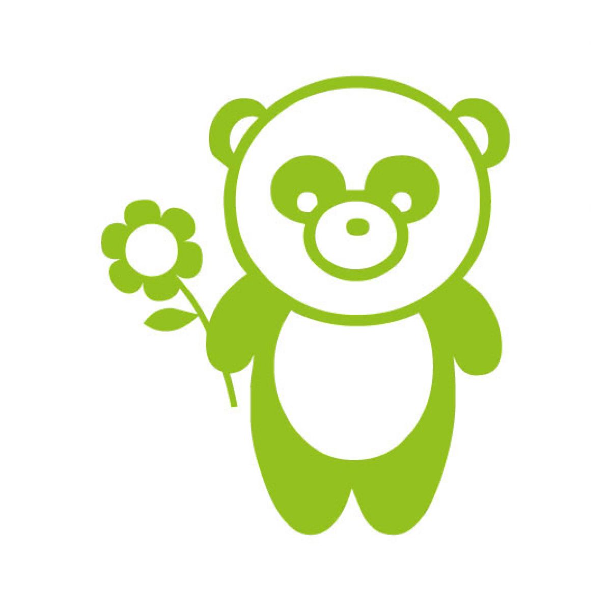 Sticker Eco Panda