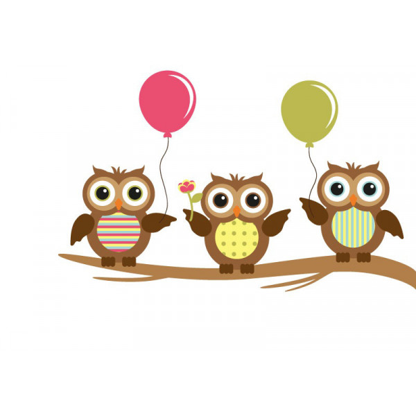 Sticker Happy Owls