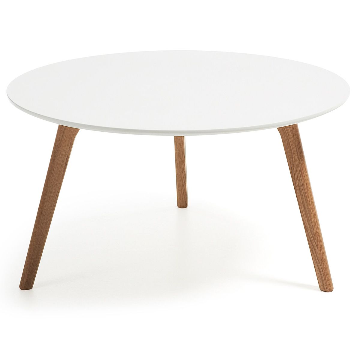 Tavolino Kirb Ø 90 cm bianco