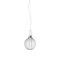 Lampada Orb in metallo galvanizzato cromo