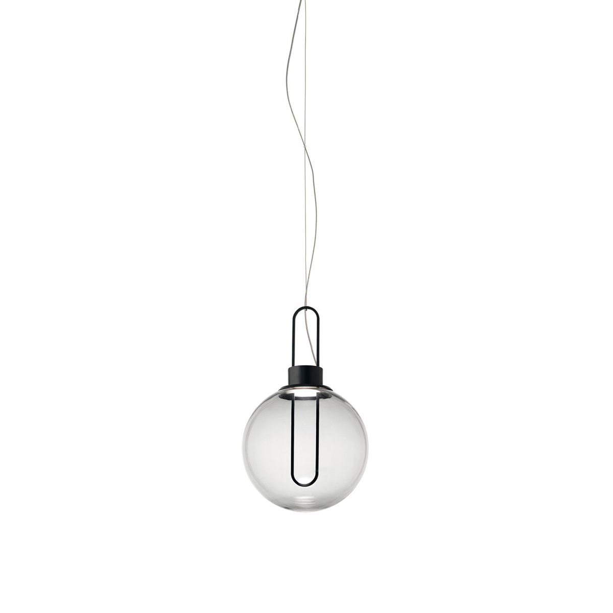 Lampada Orb in metallo verniciato a sospensione