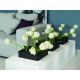 Vaso Triplo Flores a LED ambientazione