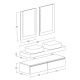 Bagno Urban Componibile Composizione 4 scheda tecnica