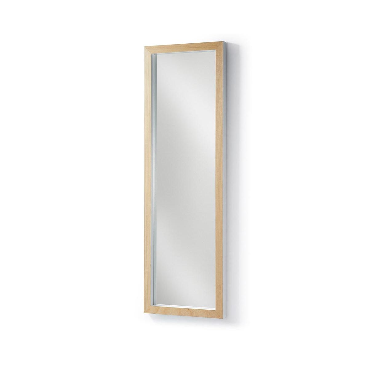 Specchio Drop 148 legno/bianco