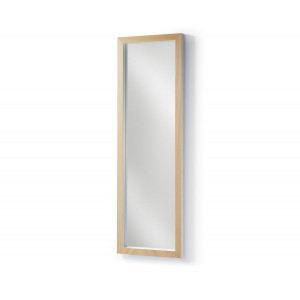 Specchio Drop 148 legno/bianco