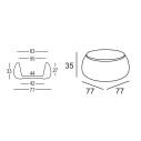 Tavolino TBall contenitore scheda tecnica