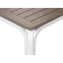 Tavolo Alloro 140 Extensible tortora/bianco Nardi dettaglio