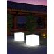 Pouf Kube luminoso 40 ambientazione