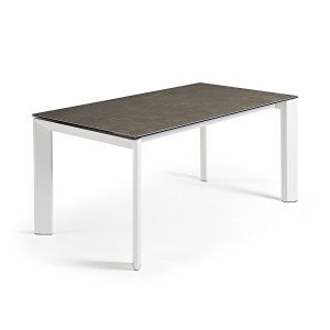 Tavolo Atta 140 in ceramica Techlam® Vulcano Ceniza