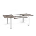 Tavolo Alloro 140 Extensible tortora/bianco Nardi dettaglio