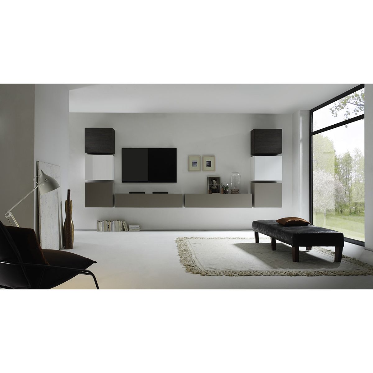 Composizione Billund rovere scuro