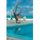 Sedia pensile Habana Lounger con supporto vela ambientazione