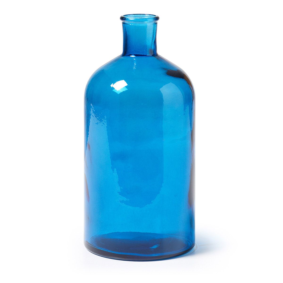 Vaso Semplice H 28 cm in vetro blu