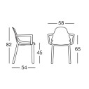 Poltroncina Più Scab dimensioni