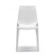 Sedia Vanity Chair Bianco lucido