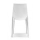 Sedia Vanity Chair Bianco lucido