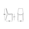 Sedia Vanity Chair scheda tecnica