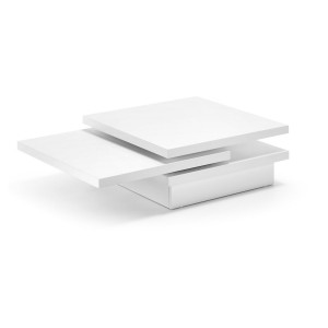 Tavolino Yuki 70 laccato bianco