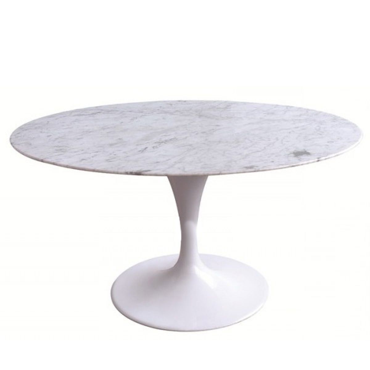 Tavolino Tulip E. Saarinen Ø 90 H 40 Marmo Carrara