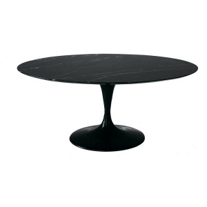Tavolino Tulip Ø 90 H 40 Marmo Marquinia