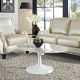 Tavolino Tulip E. Saarinen 105x70 H 40 bianco ambientazione